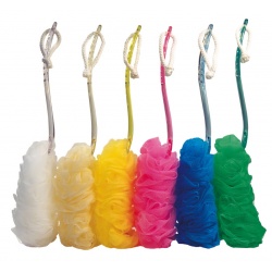 Brosse d'éponge fleur, 6 couleurs au choix