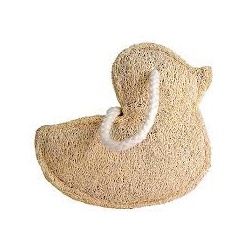 Eponge Luffa, forme canard 6 x 6 cm