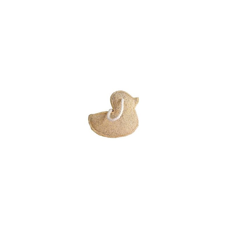 Eponge Luffa, forme canard 6 x 6 cm