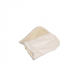 Gant de massage Sisal, tissu éponge