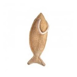 Eponge Luffa, forme poisson 6 x 6 cm