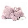 Bébé lapin ANGORA  gris , 22 cm