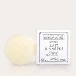 Savon végétal au lait d'Ânesse Bio 100g