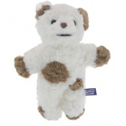 Peluche OSCAR écru/marron, 25 cm