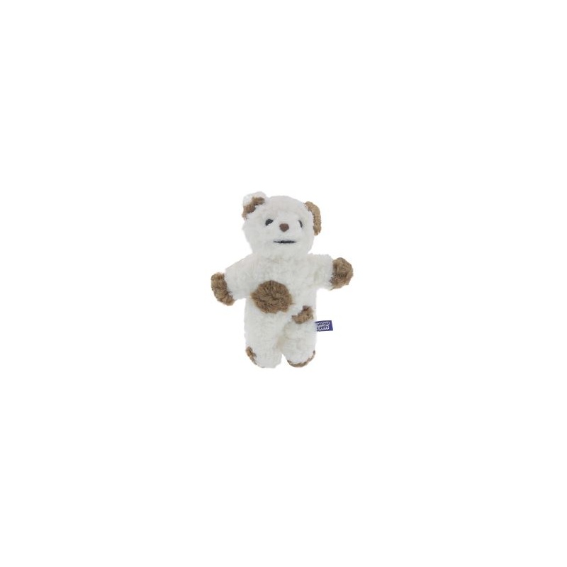 Peluche OSCAR écru/marron, 25 cm